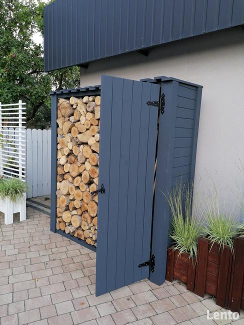 Drewutnia z domkiem narzędziowym