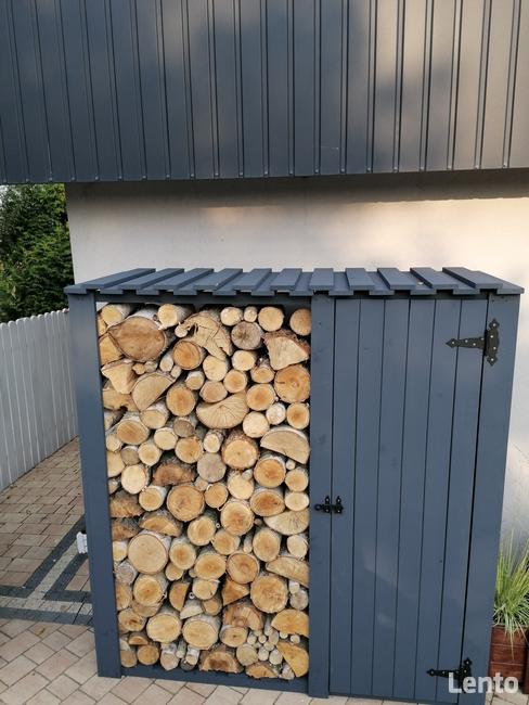 Drewutnia z domkiem narzędziowym