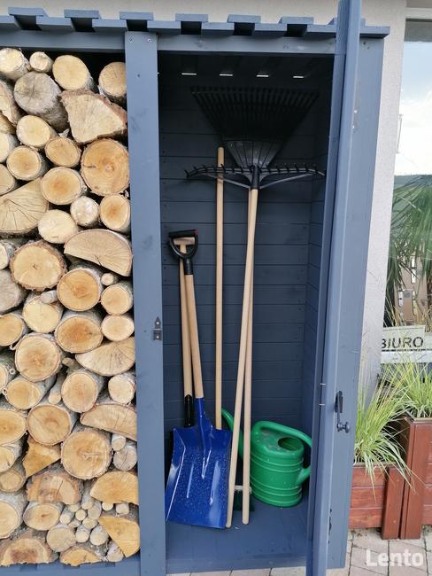 Drewutnia z domkiem narzędziowym