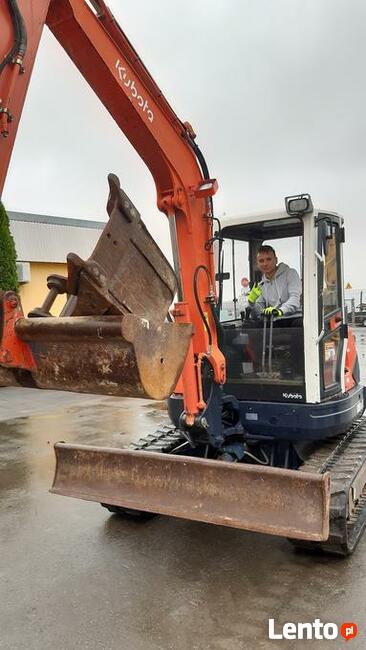 Koparka, Wynajem, Usługi, Mini koparka, Wykopy, Łomianki,