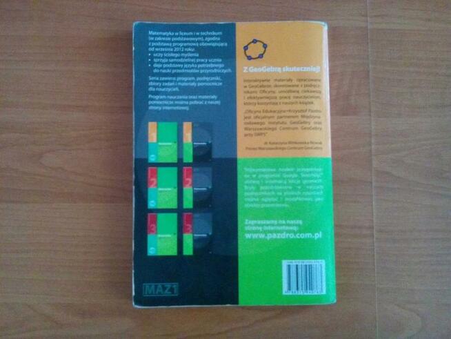 Podręczniki do szkół średnich ( matematyka - Pazdro)