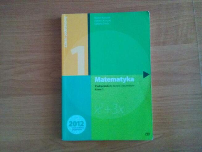 Podręczniki do szkół średnich ( matematyka - Pazdro)