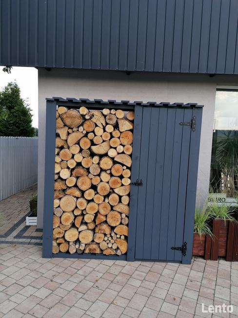 Drewutnia z domkiem narzędziowym