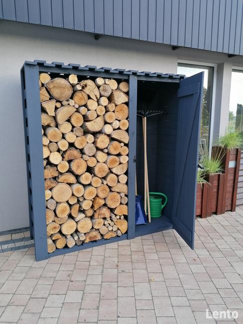 Drewutnia z domkiem narzędziowym