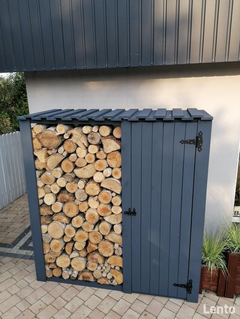 Drewutnia z domkiem narzędziowym