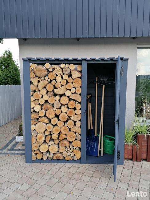 Drewutnia z domkiem narzędziowym