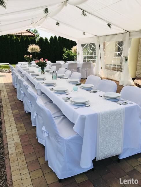 Wynajem namiotów, stołów, krzeseł, dekoracja, komunia, wesele