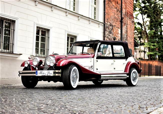 Zabytkowy samochód do ślubu Auto na wesele Kabriolet Cabrio