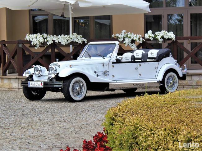 Zabytkowy samochód do ślubu Auto na wesele Kabriolet Cabrio