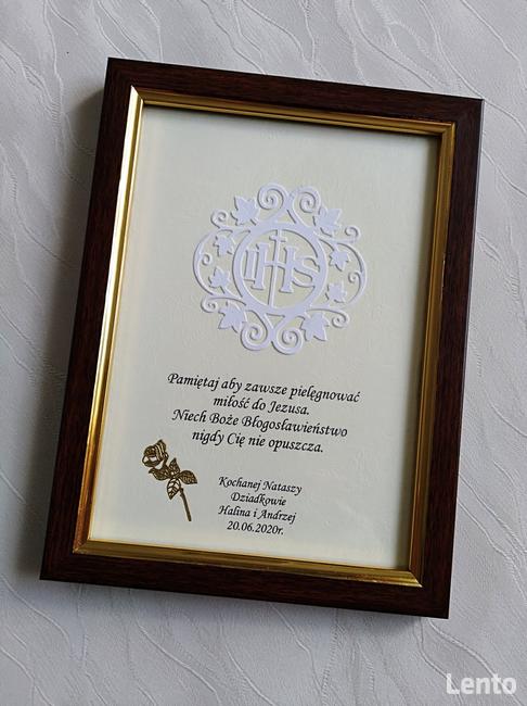 Aniołki podziękowanie dla gości gips, sklejka