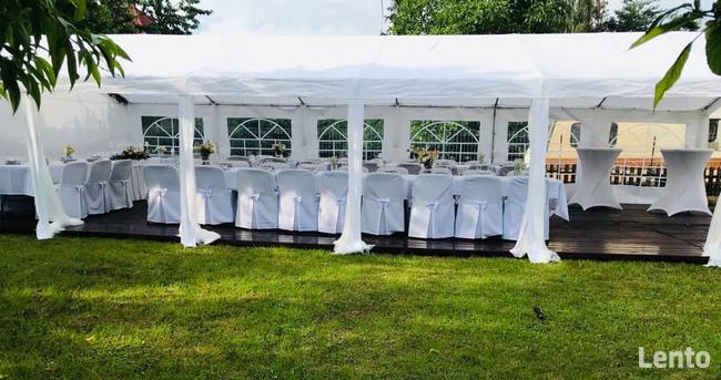 Wynajem namiotów, stołów, krzeseł, dekoracja, komunia, wesele