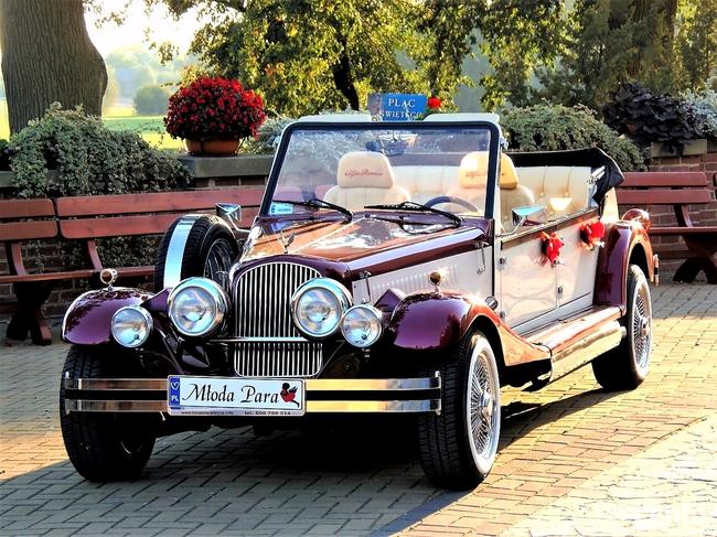 Zabytkowy samochód do ślubu Auto na wesele Kabriolet Cabrio