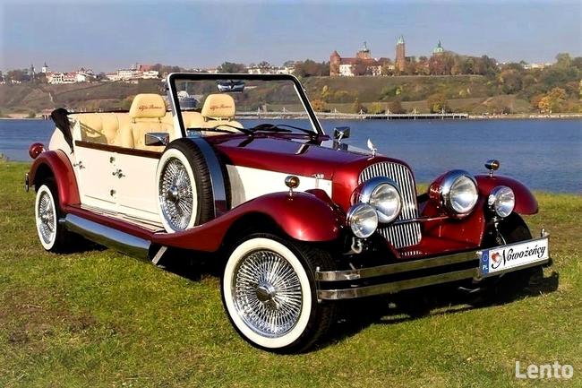 Zabytkowy samochód do ślubu Auto na wesele Kabriolet Cabrio