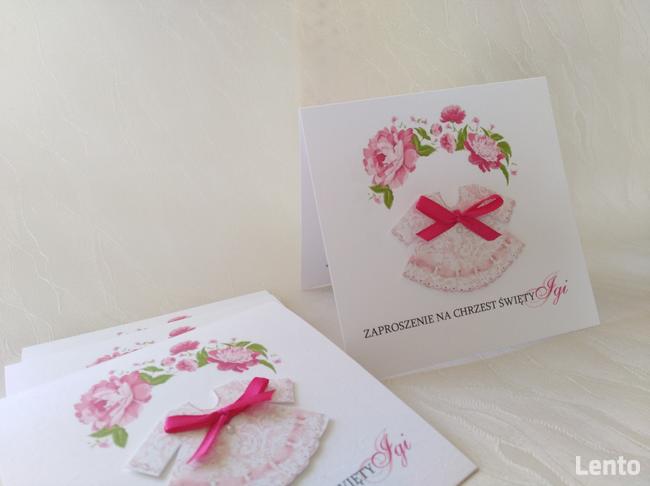 Zaproszenia chrzest