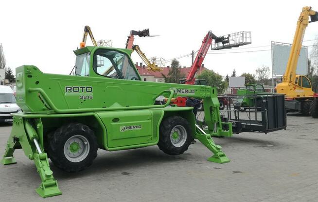 Wynajem, serwis ładowarek teleskopowych MERLO