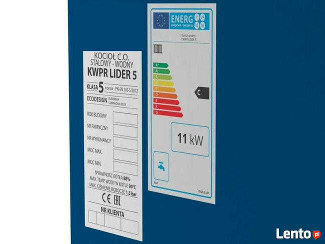 Kocioł z podajnikiem na ekogroszek kotły piece Pleszew 11 kW