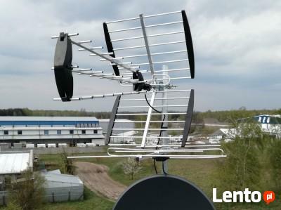 Montaż ustawianie anten , wieszanie telewizorów WĄBRZEŹNO