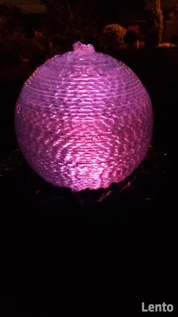 Fontanna Szmaragdowa Kula 45cm idealna do ogrodu , salonu