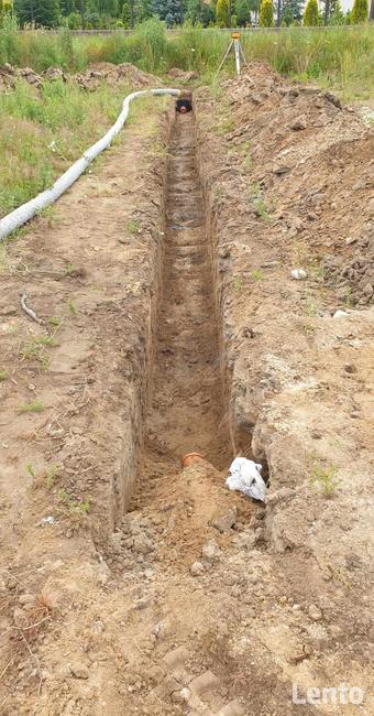 usługi ziemne, wykopy, minikoparka, koparka gąsienicowa