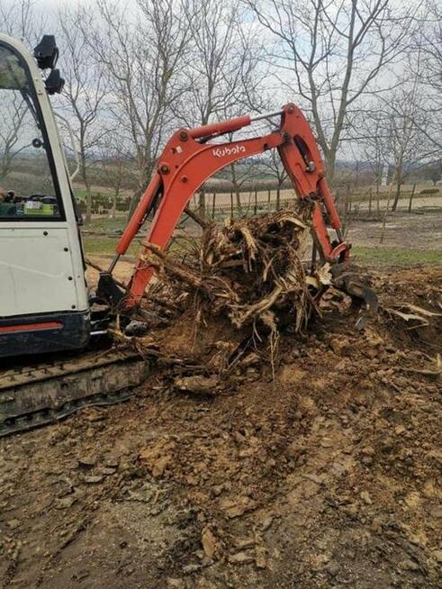 koparka przemysl uslugi minikoparka przemysl firma Trawka