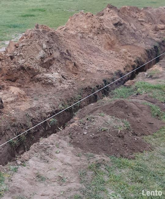 usługi ziemne, wykopy, minikoparka, koparka gąsienicowa