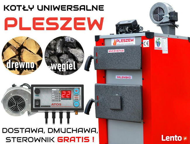 Piec tradycyjny KOCIOŁ 23 kW do 160m2 KOTŁY drewno miał