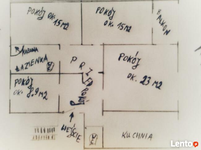 ZAMIENIĘ 4 pokoje w bloku komunalne na 3 pokoje