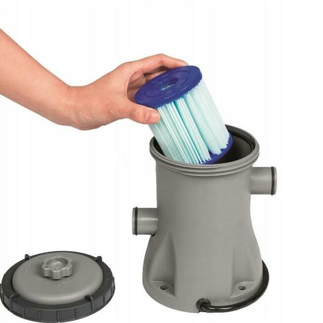 Pompa do basenu 58381 używana bezpieczna 12V 1249L Bestway