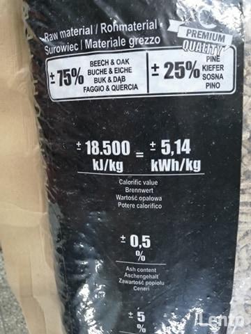 Pellet PREMIUM PolPell z drewna liściastego