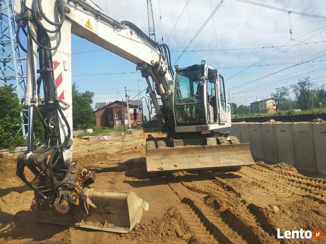 Usługi koparką kołową