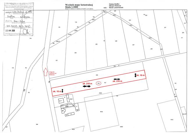 Sprzedam grunt rolny Nieborza k/ Siedlec Wolsztyn