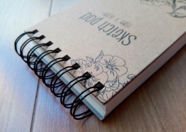 Rysownik na spirali sketchbook szkicownik 120g