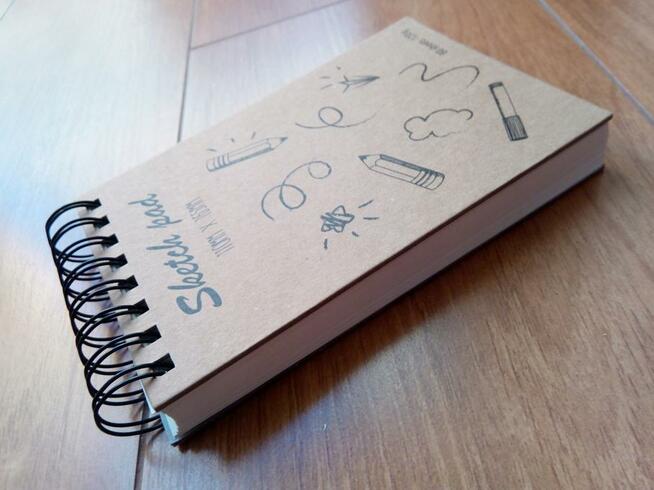 Szkicownik na spirali sketchbook rysownik 120g