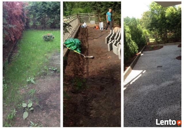 Zakładanie trawników z siewu i z rolki