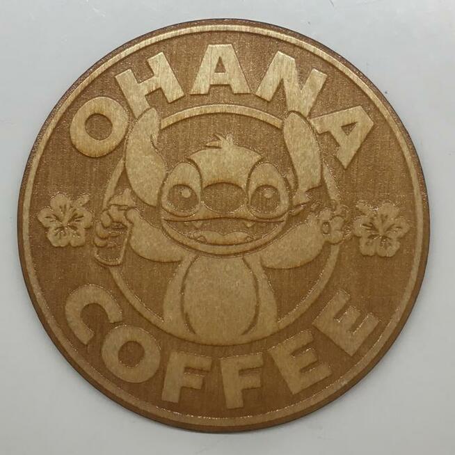 Podkładki pod szklanki Lilo i Stich Ohana PREZENT