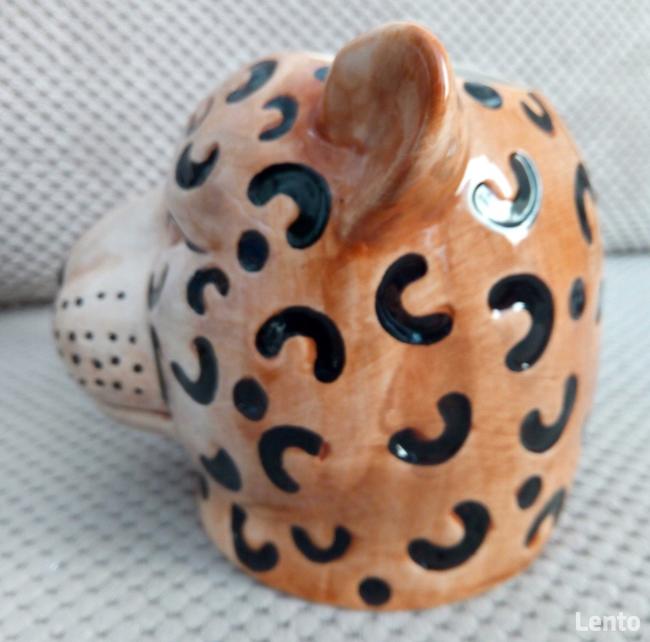 Gepard doniczka głowa kota osłonka koci pyszczek