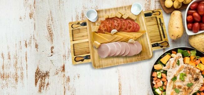 deska do serów i wędlin wesele prezent bambusowa