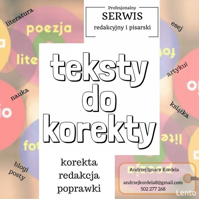 Copywriting, redagowanie i korekta językowa tekstów