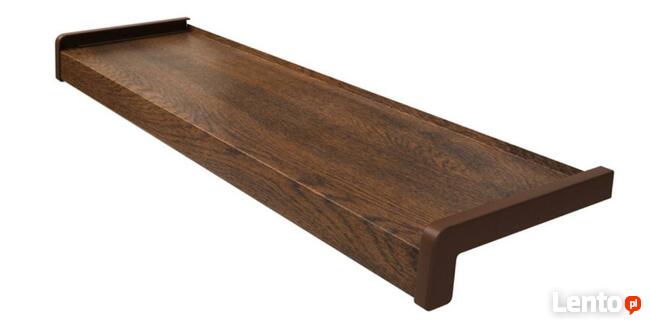 Parapety Stalowe Złoty Dąb i Orzech - na wymiar