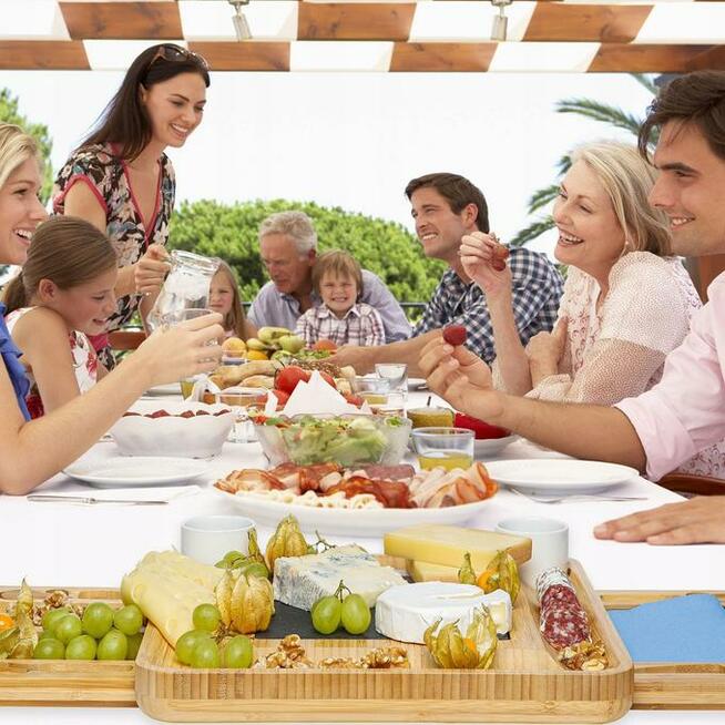 deska do serów i wędlin wesele prezent bambusowa