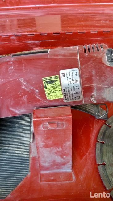 Przecinarkę i młotowiertarkę