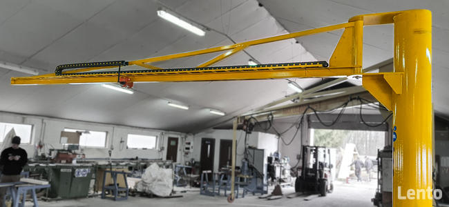 ŻURAW SŁUPOWY OBROTOWY - 500 kg / 7 m ramię
