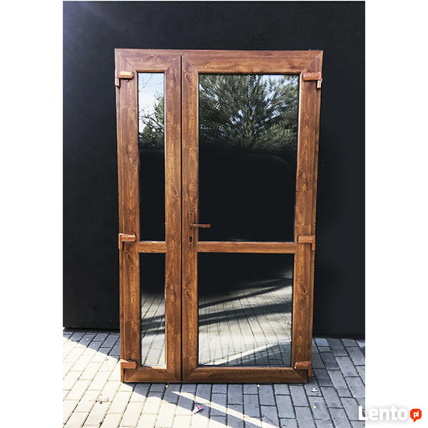 Wejściowe pcv drzwi 180x210 plastikowe