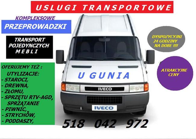 Transport Ikea Obi Castorama, Agata Meble inne 518 042 972