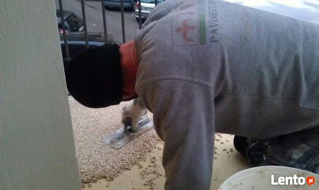 Zestaw DYWAN Kamienny Bianco Carrara Żywica 4-8mm