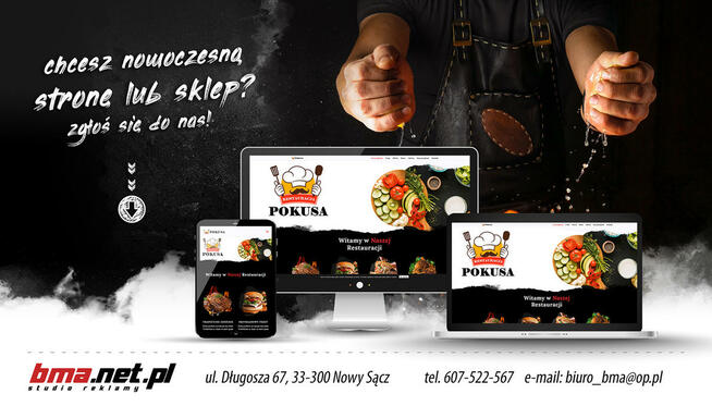 Strony www, Reklamy Nowy Sącz