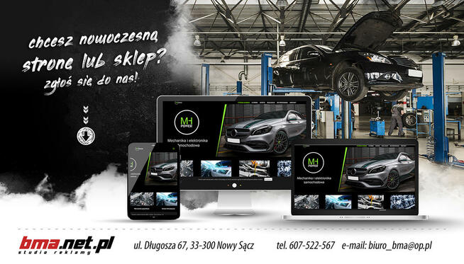 Strony www, Reklamy Nowy Sącz