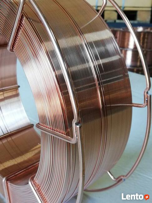 Drut spawalniczy 1,0 i 1,2 mm szpule 15 i 16 kg.