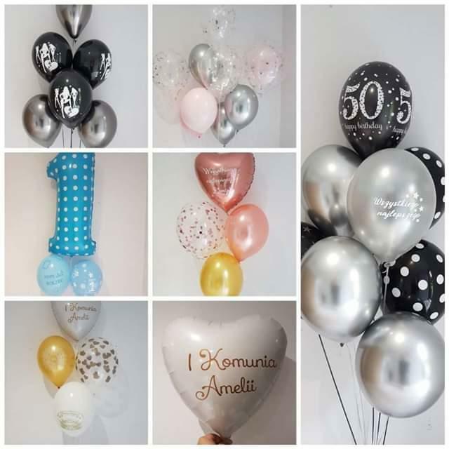 Balony z helem, balon z Twoim nadrukiem-Rybnik