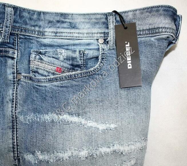 Hurt! Jeansy DIESEL męskie nowe oryginalne z metkami 1 gat.